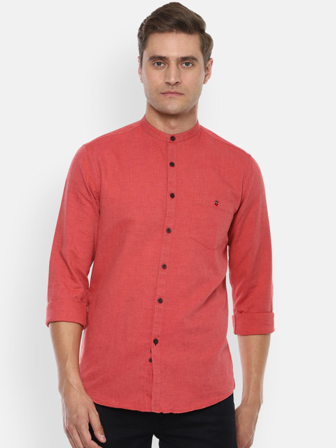 

Louis Philippe Sport Men Red Slim Fit Solid Casual Shirt
