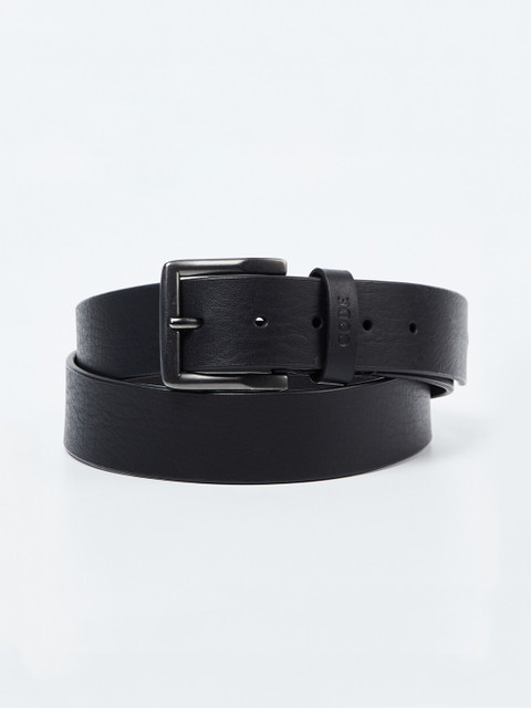 

CODE by Lifestyle Men Black Solid Belt