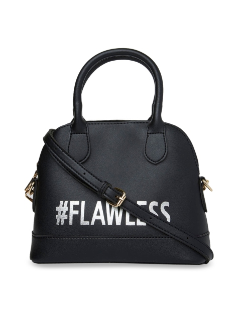 

Globus Black & White Printed Handheld Bag