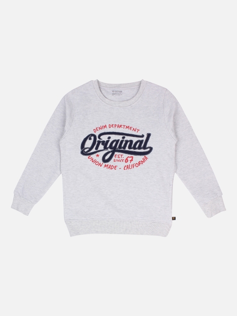 

PROTEENS Boys Grey Printed Sweatshirt