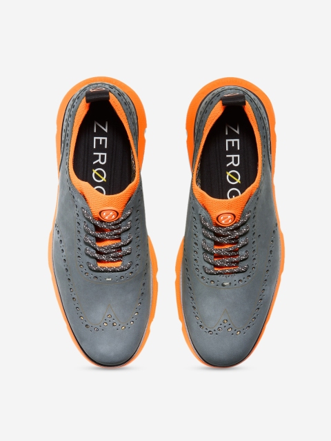 

Cole Haan Men Grey Leather Brogues