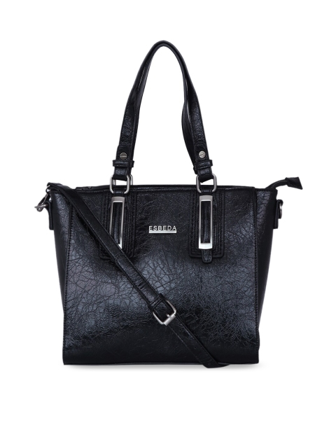 

ESBEDA Black Solid Shoulder Bag
