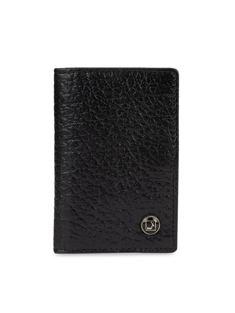 

Da Milano Men Black Solid Card Holder
