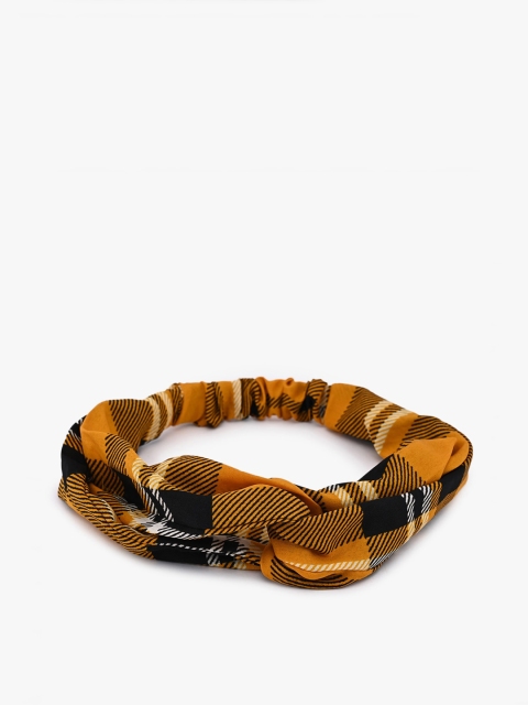 

BuckleUp Yellow & Brown Hairband