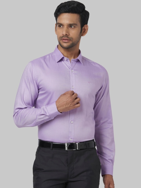 

Park Avenue Men Purple Regular Fit Solid Formal Shirt