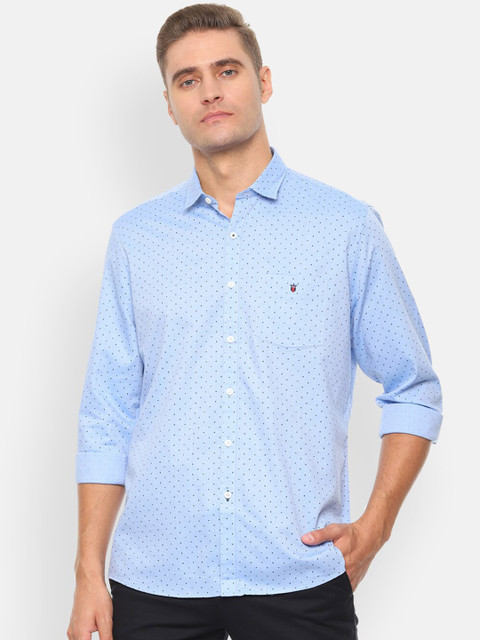 

Louis Philippe Sport Men Blue Slim Fit Printed Casual Shirt