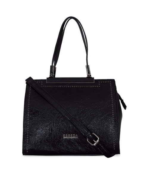 

ESBEDA Black Solid Shoulder Bag