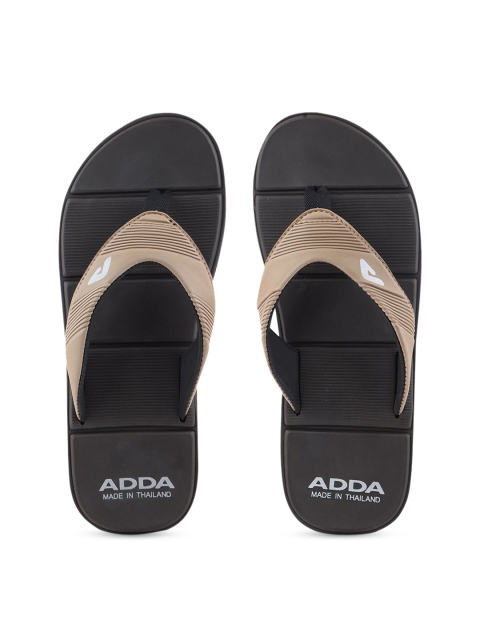 

Adda Men Brown Solid Thong Flip-Flops