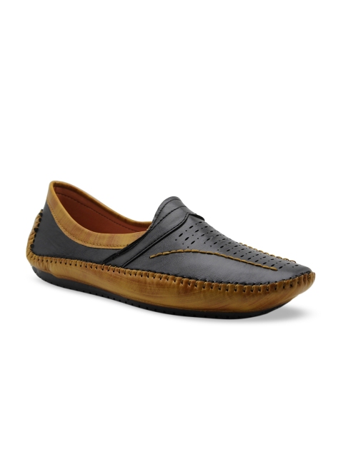 

Provogue Men Black Colourblocked Slip-On Sneakers