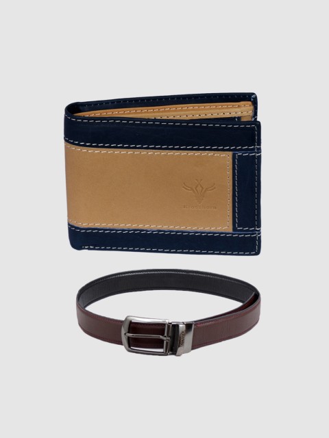 

Krosshorn Men Tan Brown Leather Accessory Gift Set
