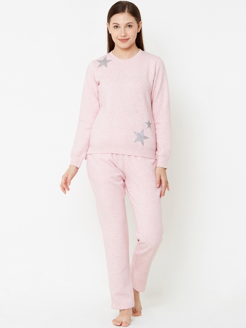 

Sweet Dreams Women Pink Printed Night suit