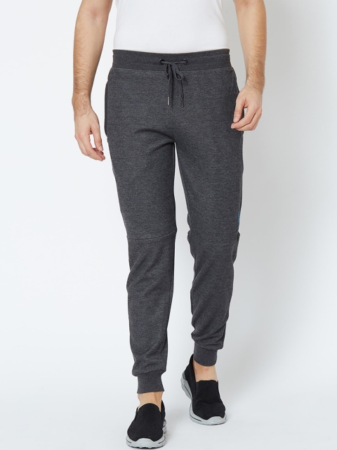 

Sweet Dreams Men Charcoal Solid Slim-Fit Joggers