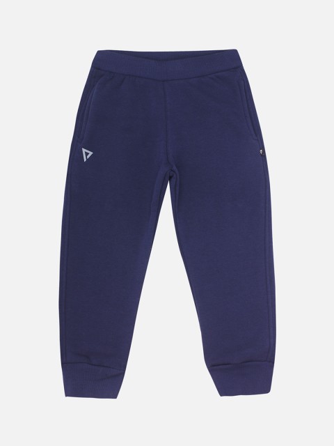 

PROTEENS Girls Navy Blue Regular Fit Fleece Trackpants