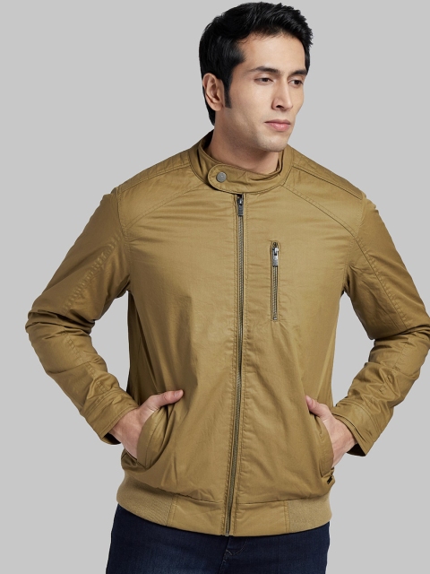 

Parx Men Khaki Checked Padded Jacket