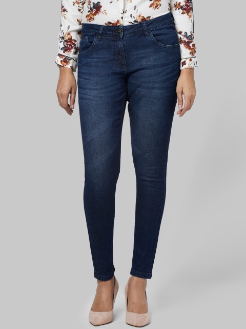 

Park Avenue Women Navy Blue Super Skinny Fit Mid-Rise Clean Look Jeans