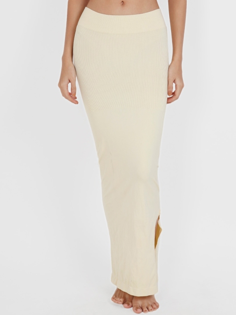 

VEGA Women Cream Saree Shapewear