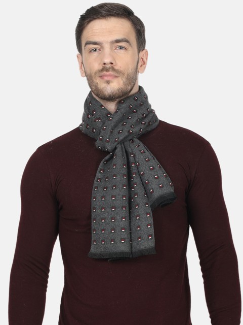 

Monte Carlo Men Grey Printed Muffler