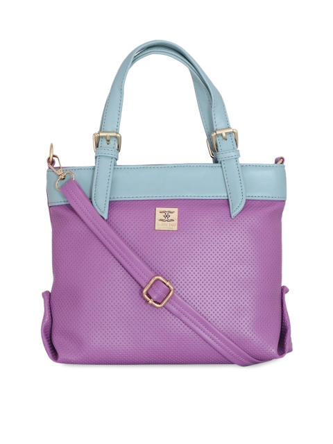 ESBEDA Purple Solid Handheld Bag