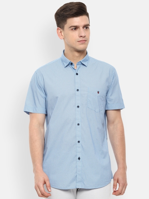

Louis Philippe Sport Men Blue Slim Fit Printed Casual Shirt