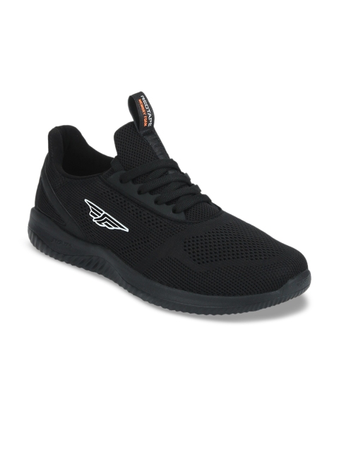 

Red Tape Men Black Textile Walking Shoes