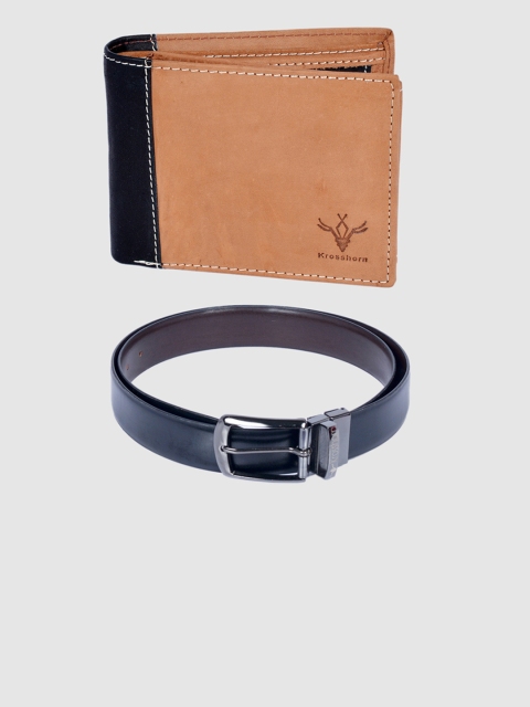 

Krosshorn Men Accessory Gift Set, Tan
