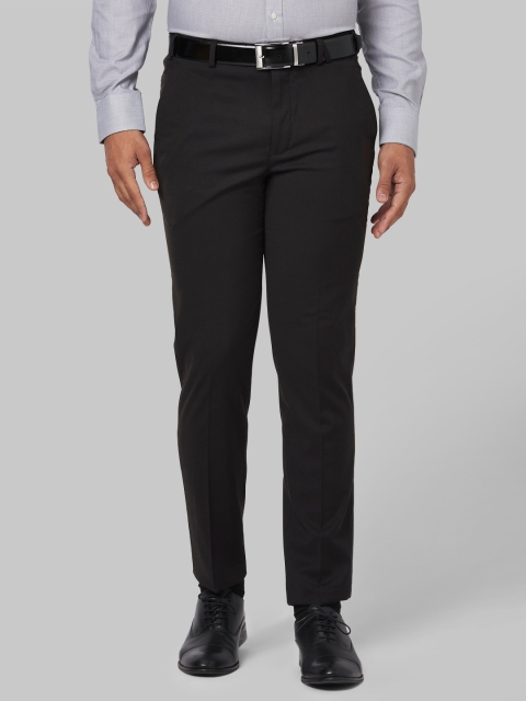 

Park Avenue Men Black Regular Fit Solid Formal Trousers