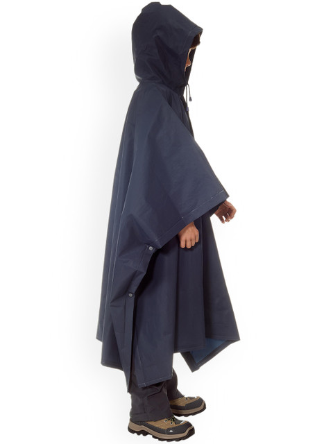 

Quechua By Decathlon Kids Black Solid Hooded Waterproof Rain Jacket