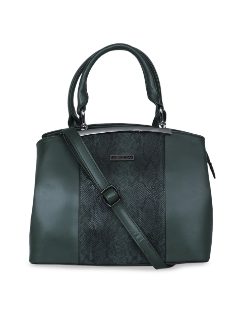 

ESBEDA Green Textured Handheld Bag