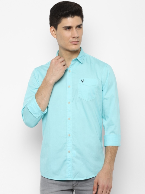 

Solly Jeans Co. Men Blue Regular Fit Solid Casual Shirt