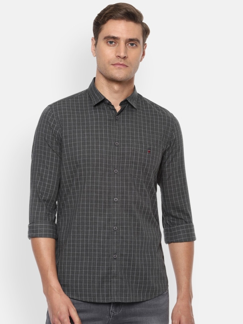 

Louis Philippe Sport Men Grey Slim Fit Checked Casual Shirt