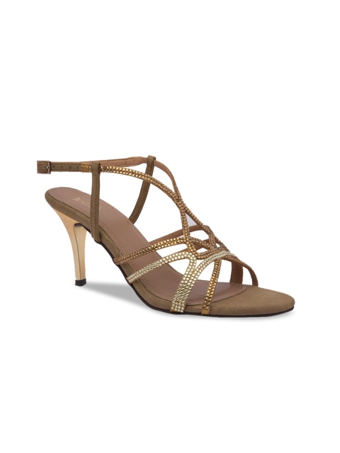 

Inc 5 Women Gold-Toned Embellished Heels