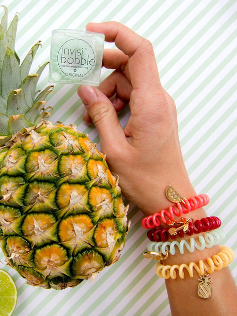 

invisibobble Happy Hour Just Pine the traceless Hair Ring, Transparent