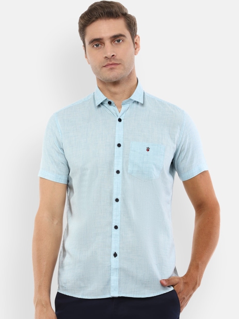 

Louis Philippe Sport Men Blue Slim Fit Solid Casual Shirt