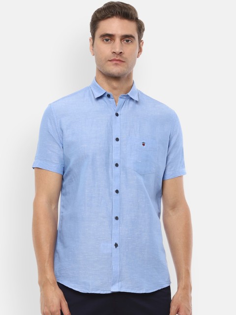 

Louis Philippe Sport Men Blue Slim Fit Solid Casual Shirt