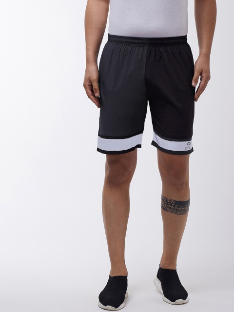 

Masch Sports Men Black & Grey Colourblocked Regular Fit Regular Shorts
