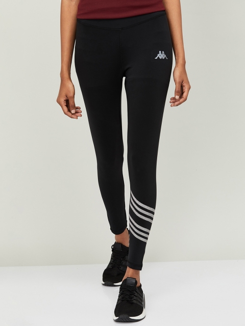 

Kappa Women Black Printed Tights