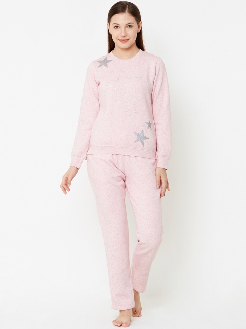 

Sweet Dreams Women Pink Printed Night suit