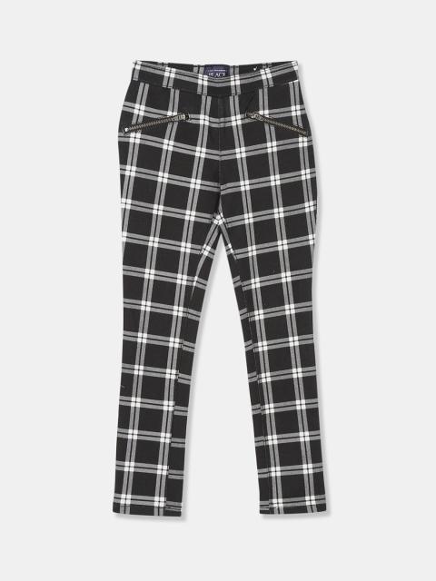 

The Children's Place Girls Black & White Checked Jeggings
