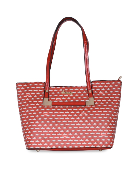 

ESBEDA Red Printed Shoulder Bag