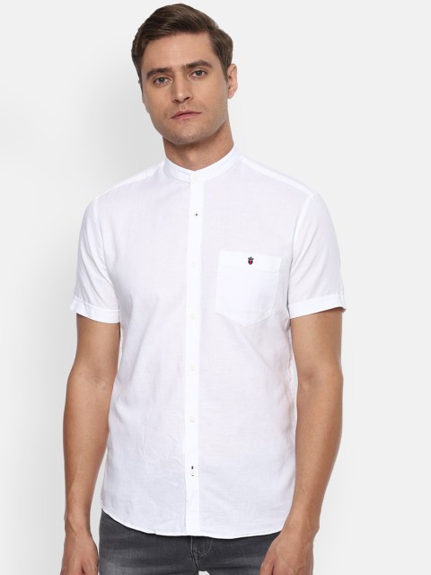 

Louis Philippe Sport Men White Slim Fit Solid Casual Shirt
