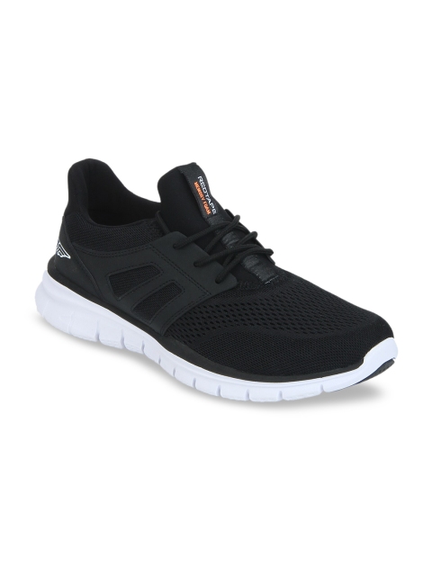 

Red Tape Men Black Textile Walking Shoes