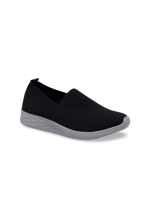 

Rocia Women Black Slip-On Sneakers