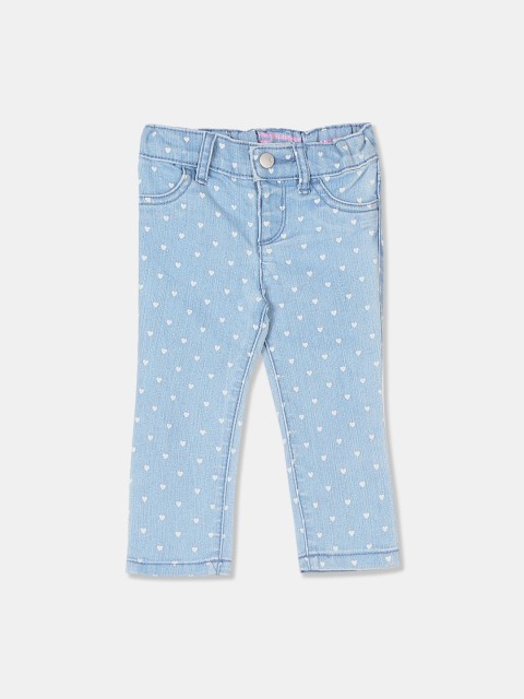 

The Childrens Place Girls Blue Regular Fit Mid-Rise Clean Look Stretchable Jeans