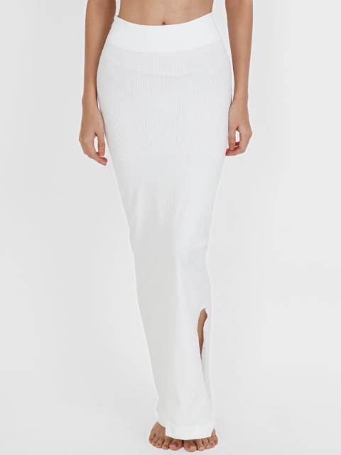 

Vega Women White Saree Shapewear