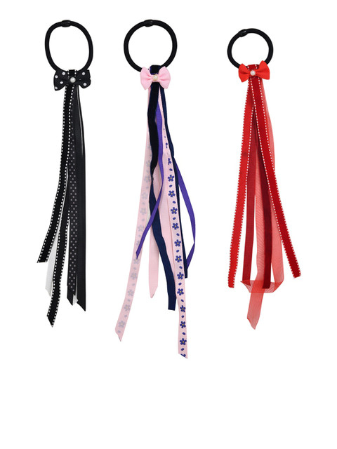 

FUNKRAFTS Girls Pack of 3 Multi Colored Headbands
