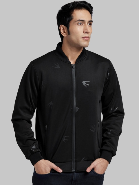 

Parx Men Black Solid Bomber Jacket