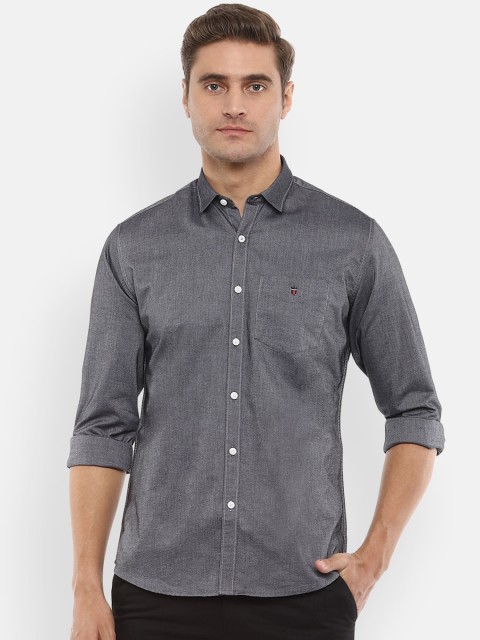 

Louis Philippe Sport Men Grey Slim Fit Solid Casual Shirt