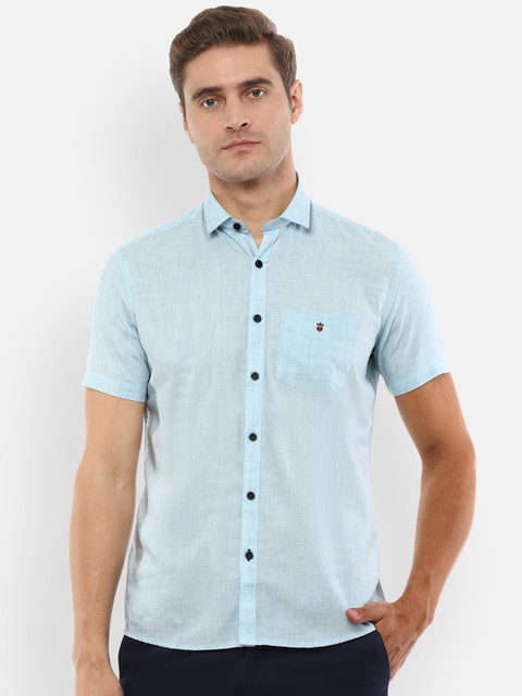 

Louis Philippe Sport Men Blue Slim Fit Solid Casual Shirt