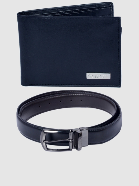 

Krosshorn Men Black Solid Accessory Gift Set