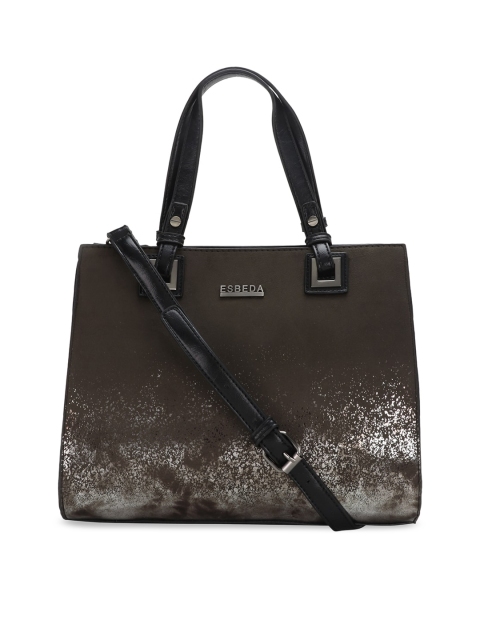 

ESBEDA Olive Green Printed Shoulder Bag